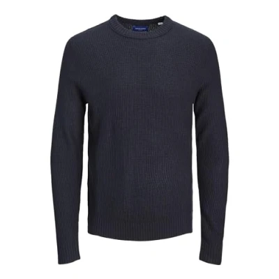 Imagen de JACK &amp; JONES Jorkyle Knit Crew Neck Jersey de Punto, Negro (Total Eclipse), XL para Hombre