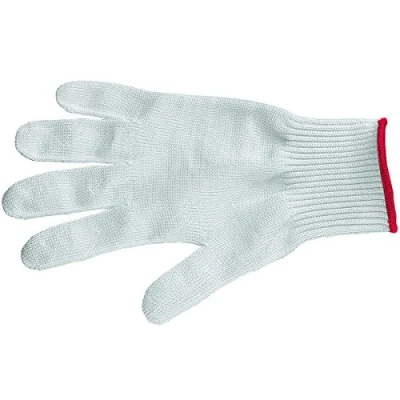 Imagen de Victorinox guante profesional de protección suave para la mano cuchillo, trabajo, corte seguro, catering, S, blanco