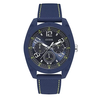 Imagen de GUESS Reloj Analógico para Hombre de Cuarzo con Correa en Silicone W1256G3