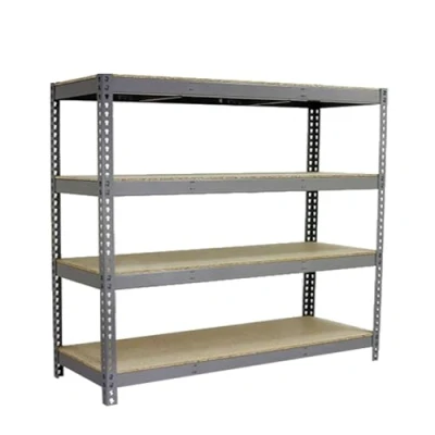 Imagen de Simon Rack Estanteria Industrial, 2000x2400x900 mm, 400 kg de Punto Flexión, 4 Estantes Madera, Estanterias Almacenaje, Metalicas, Gris/Madera SimonTaller