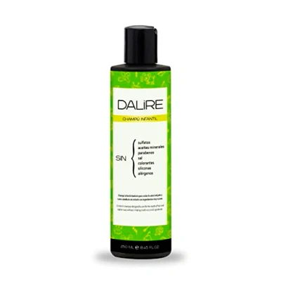 Imagen de Champú Infantil Dalire sin sulfatos ni parabenos, con ingredientes naturales. CRUELTY FREE. Hecho en España.