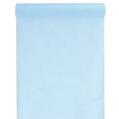 Imagen de Camino de mesa Santex fieltro, 0,3 x 10 m, fibra sintética, azul claro, 10 m x 30 cm