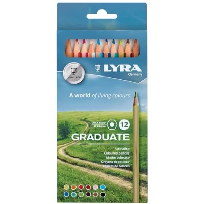 Imagen de Lyra Pack de 12 lápices, Multicolor, 21 x 9.7 1 cm