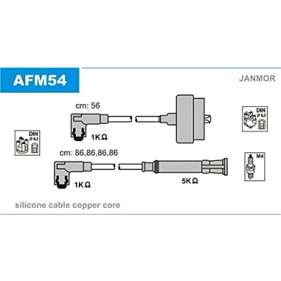Imagen de JANMOR AFM54 Juego de Cables Encendido