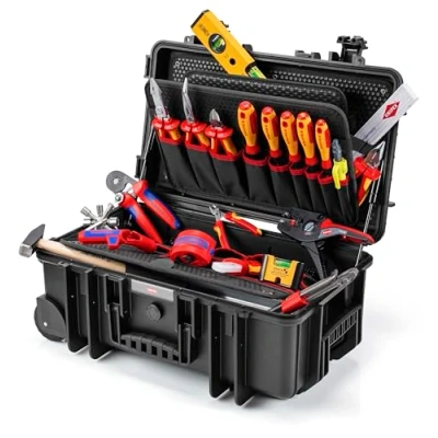 Imagen de KNIPEX 00 21 33 E Maleta de herramientas Robust26 Electro 23 piezas