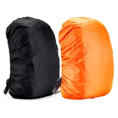 Imagen de Yogopro Funda Impermeable para Mochila,2 Pcs Cubre Mochila Lluvia,30 65L Cubierta de Bolsa Bolso Protector Lluvia Camping Senderismo Excursionismo, 30L 40L (Negro y Azul)