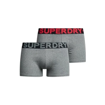 Imagen de Superdry Underpants Trunk Double Pack Noos Grey Marl XL Hombre