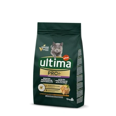 Imagen de Ultima Pro + Pienso para Gatos con Pollo 1,1kg