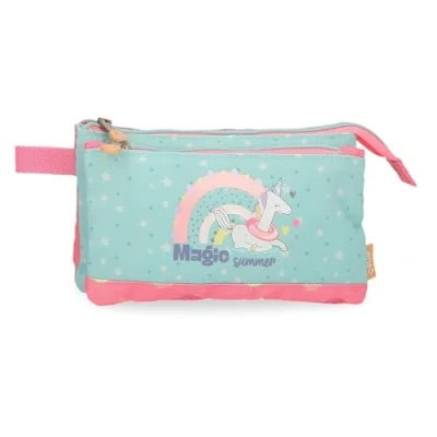 Imagen de Enso Magic Summer Estuche Triple Multicolor 22x12x5 cms Poliéster by Joumma Bags
