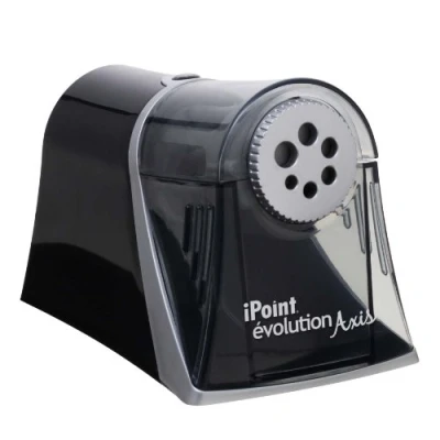 Imagen de Westcott E 15509 00 afilador eléctrico iPoint Axis con automático, 6 aberturas diferentes, gris/negro