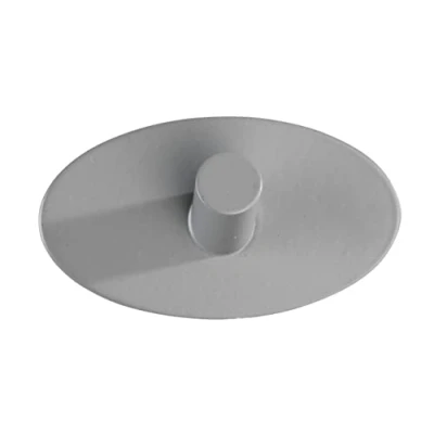 Imagen de WENKO Colgador Mural Piceno Gris Mate Juego de 2 Acero INOX Dos Piezas, Gancho para baño, Toallas, Autoadhesivo
