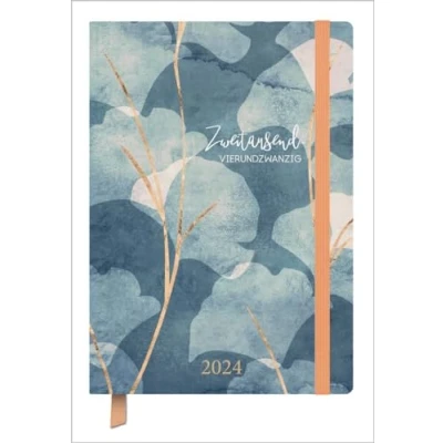 Imagen de Terminkalender Classic Timer Golden Tree 2024: Terminplaner 13 x 18,5 cm I Kalendarium in Deutsch Platz für Notizen und Lesezeichenband