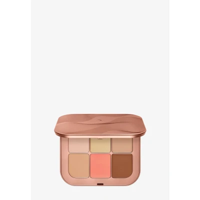 Imagen de KIKO Milano Golden Oasis All Over Face Palette 01, Paleta Con Corrector, Base De Maquillaje, Bronceador Y Colorete Para El Rostro