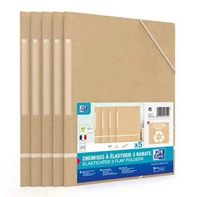 Imagen de OXFORD Juego de 2 fundas libros (40 x 270 cm), PVC liso grosor 8/100 º claro Le Bon Estudiant