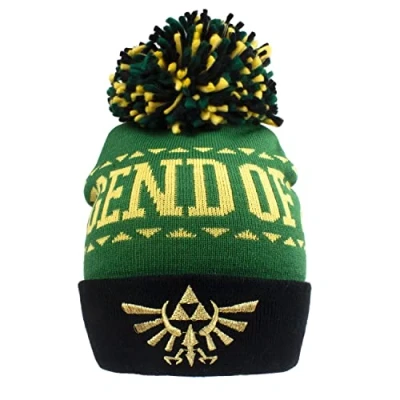 Imagen de Heroes Inc. Gorro Legend of Zelda Unisex 100% Algodón Talla única, Verde,