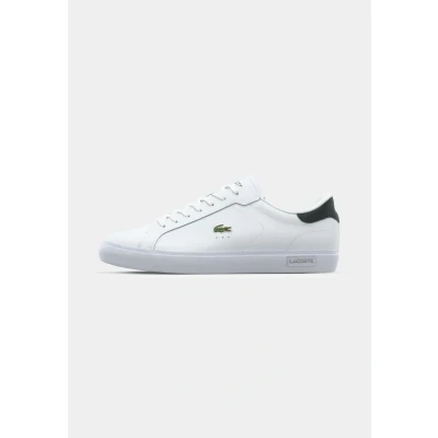 Imagen de Lacoste Powercourt 125 Zapatillas, Hombre, Talla: 47, White/dark green Zapatos