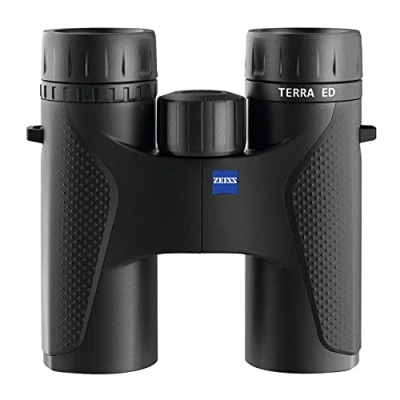 Imagen de ZEISS Terra ED Prismáticos Impermeables de 8 x 32 Pulgadas y Enfoque rápido con Vidrio Recubierto para una claridad óptima en Todas Las Condiciones climáticas observación Aves, Caza,