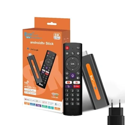 Imagen de Android TV Stick H618 WiFi6 8K 2GB RAM 16GB ROM Quad Core 64bit Dual 2.4G/5G WiFi HDR10+ HD Smart Box