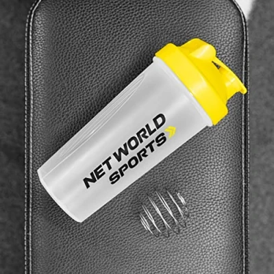 Imagen de Shaker de PROTEÍNA (700ML) Botella MEZCLADORA (Paquete 1, Amarillo)