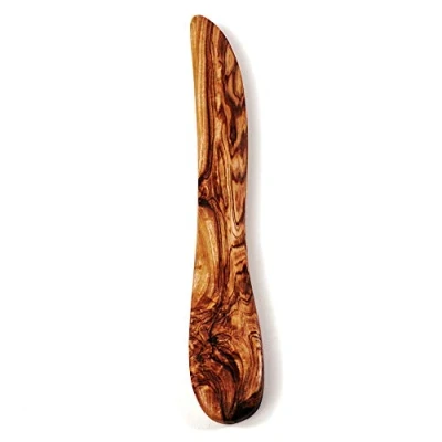 Imagen de das Olivenholzbrett Cuchillo de mantequilla 20 cm