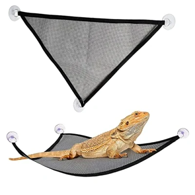 Imagen de 2 Piezas Hamaca de Lagarto Reptil Hamacas Malla para Reptiles Transpirables Lagarto, como Lagartos, Serpientes, Gecos