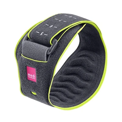 Imagen de medi Epibrace Epicondylitisspange unisex grau/grün Unterarmbandage zur Schmerzlinderung der Sehnenansätze