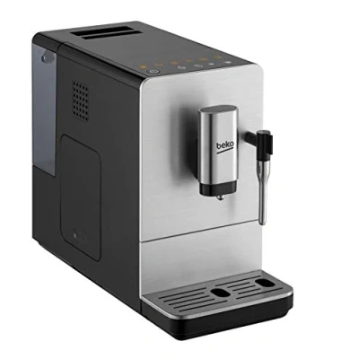 Imagen de Beko CEG5311X Cafetera (Independiente, Máquina espresso, 1,5 L, Granos de café, Molinillo integrado, Negro, Acero inoxidable)