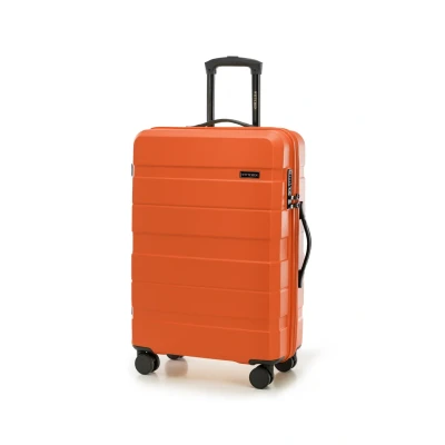 Imagen de WITTCHEN Comodo Line Maleta Mediana Bolsa de Viaje Equipaje Dura ABS Cerradura TSA Tamaño M Naranja