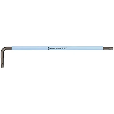 Imagen de Wera 05024471001 967 SXL HF Llave acodada TORX® Multicolour con función de sujeción, versión larga, TX 8 x 90 mm