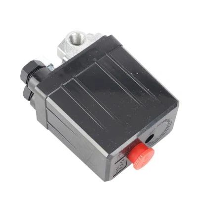 Imagen de Interruptor de compresor aire 1 pieza Válvula control presión universal cuatro puertos como accesorios 90PSI 120PSI