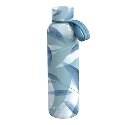 Imagen de Botella Térmica Quokka Solid con Colgardor Blue Wind 630ml
