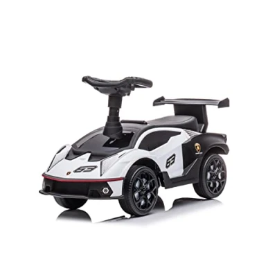 Imagen de TURBO CHALLENGE Lamborghini Andador 119712 Ruedas Libres Blanco Máximo 25 kg Plástico Pilas no Incluidas Juguete para niños Regalo A Partir de 12 Meses