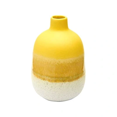 Imagen de Sass &amp; Belle Mojave Glaze Jarrón amarillo