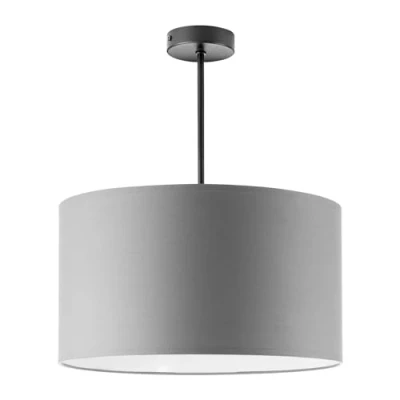 Imagen de Miratic Lampara Colgante Corta con Rosca E27 de 60 W máx. Lámpara Techo Ideal para Decoración Interiores Estilo Moderno y Elegante (Bombilla no incluida) (Gris)