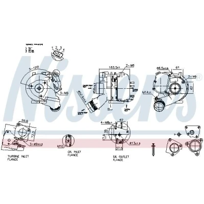 Imagen de NISSENS 93280 Turbocompresor de gases escape eléctrico con juntas AUDI: A4 B7 Avant, Berlina, Q7, VOLKSWAGEN: Touareg I