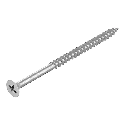 Imagen de SECCARO Tornillo para madera aglomerada, 4 x 80 mm, acero inoxidable V2A, VA A2, rosca parcial, 100 unidades