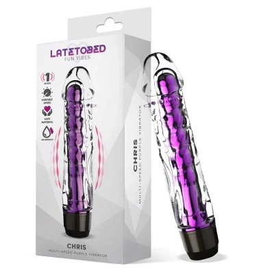 Imagen de Vibrador Multi velocidad Latetobed Chris Con Un Modo De Vibración Púrpura