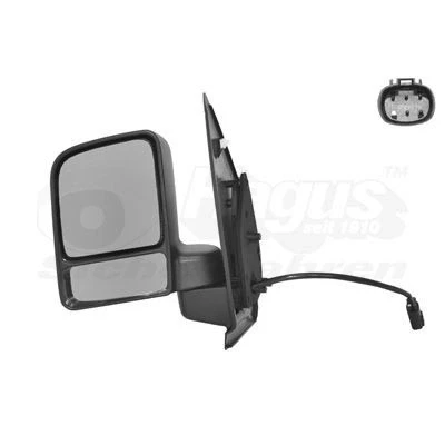 Imagen de espejo retrovisor Van Wezel 1884807 izquierda completo, convexo, para ajuste elect. espejo, calefactable, con gran angular norauto,