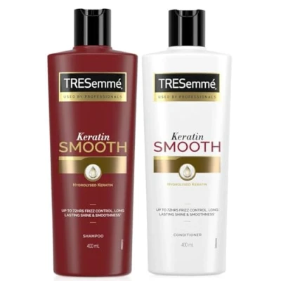 Imagen de Tresemme Keratin Smooth Pro Collection Juego de champú y acondicionador (2 unidades, 400 ml)