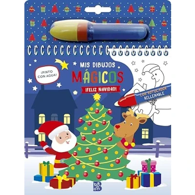 Imagen de PINTO CON AGUA ¡FELIZ NAVIDAD! (MIS DIBUJOS MÁGICOS AGUA)