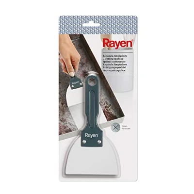 Imagen de Rayen 2006.01 Espátula limpiadora No Raya Apto para lavavajillas Dimensiones: 18 x 9 cm, Polietileno