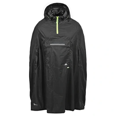 Imagen de Trespass Qikpac Packaway Poncho, Hombre, Negro (blk), L