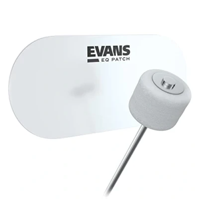 Imagen de Evans EQ Double Pedal Patch Clear Plastic