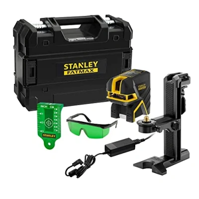 Imagen de Nivel laser de cruz + 5 puntos VERDE. 20 metros (50 con detector) ±3mm/m