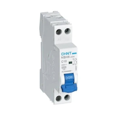 Imagen de Chint nbh8 40 c10 en miniatura interruptor de circuito, 10 A, curva c, 1P + N,