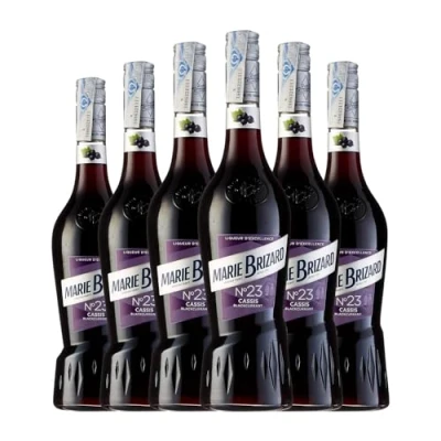 Imagen de Licores Marie Brizard Crema Cassis Licor Macerado 70 cl (Caja de 6 Botellas cl)