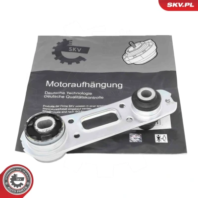Imagen de ESEN SKV 75SKV050 Soporte de motor a la derecha arriba Rodamiento Caucho metal Aluminio, 198mm 53mm RENAULT: LAGUNA 2, 3, ESPACE 4