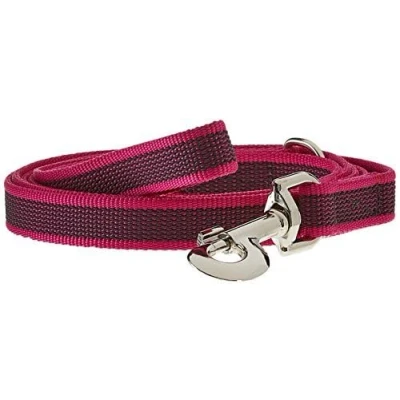 Imagen de Correa IDC Color &amp; Gray con asa y anillo en D, 20 mm x 2 m, Rosa Gris