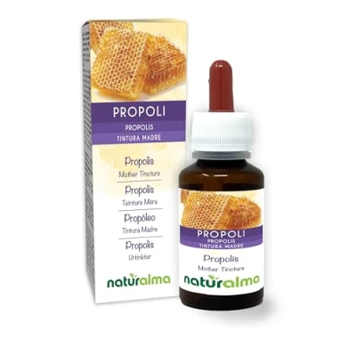 Imagen de Propóleo (Propolis) resina Tintura Madre sin alcohol Naturalma Extracto líquido gotas 60 ml Complemento alimenticio