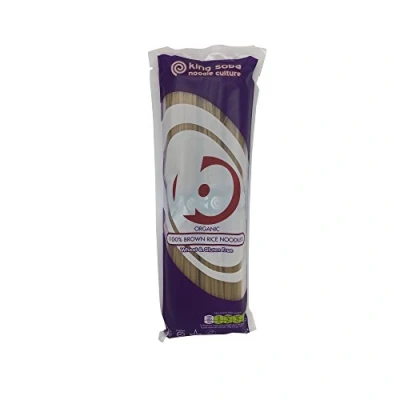 Imagen de KING SOBA 130127 Pasta DE ARROZ Integral SIN Gluten Bio, 250 g, Bambú